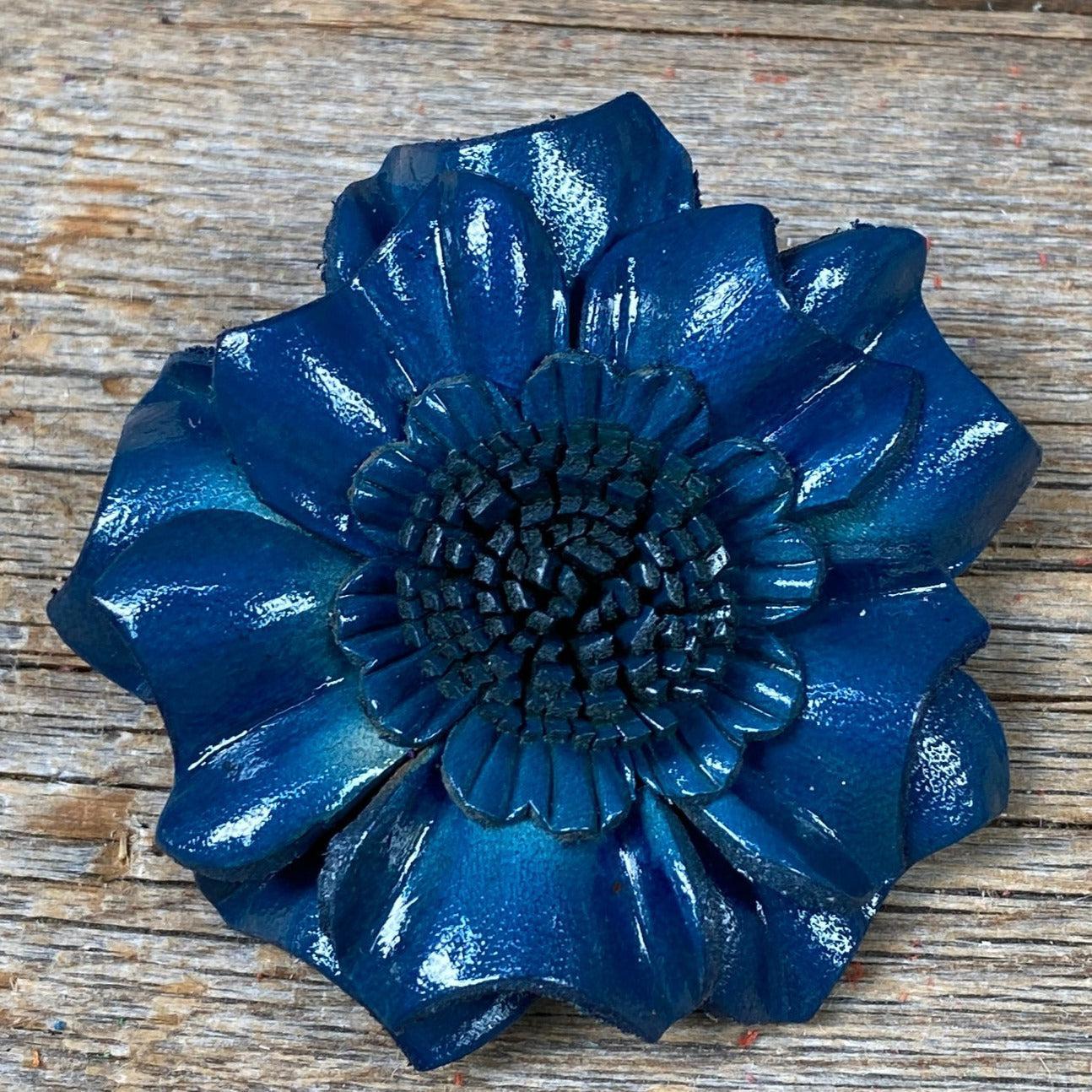 Hand Painted Leather Flowers - Carnations