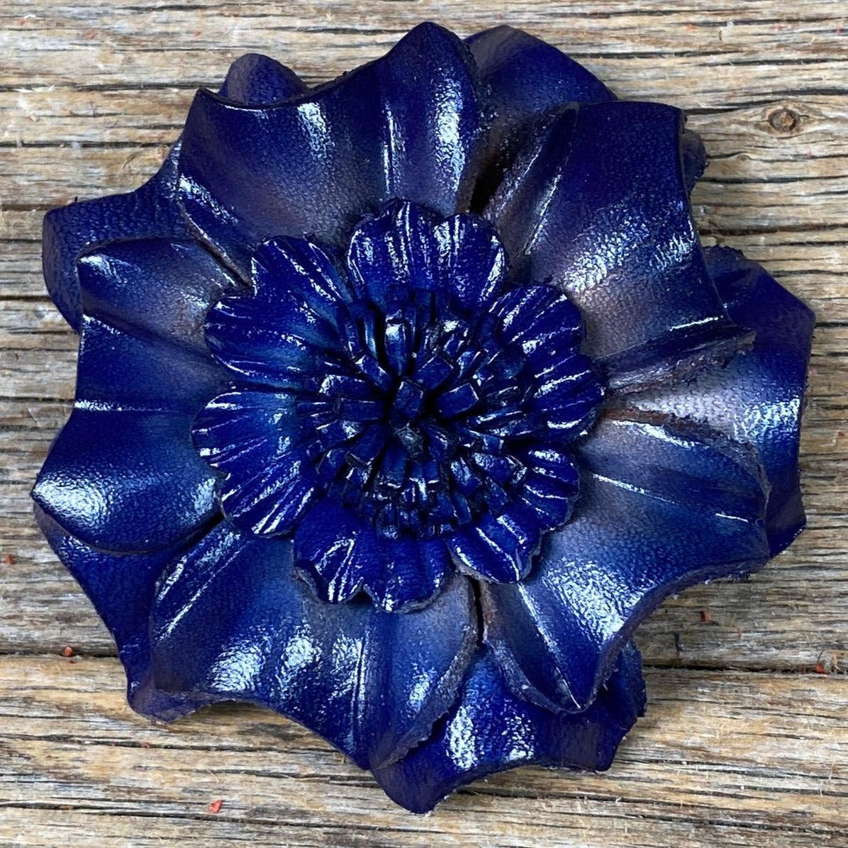 Hand Painted Leather Flowers - Carnations