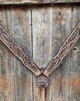 Brushed Chocolate Copper Breastcollar 