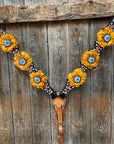 Vintage Yellow and Turquoise Breastcollar 
