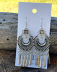 Silver Dangle Fashion Earrings WA177