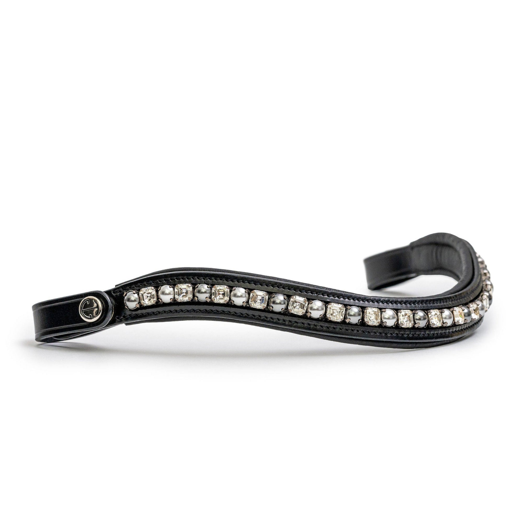 Brixton Non-Patent Black Leather Double Bridle