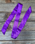 Purple Western Skinny Mini Wild Rag Scarf / Cowgirl Necktie 