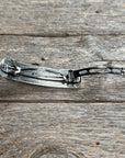 Silver Tone Fashion Turquoise Western Hair Barrette