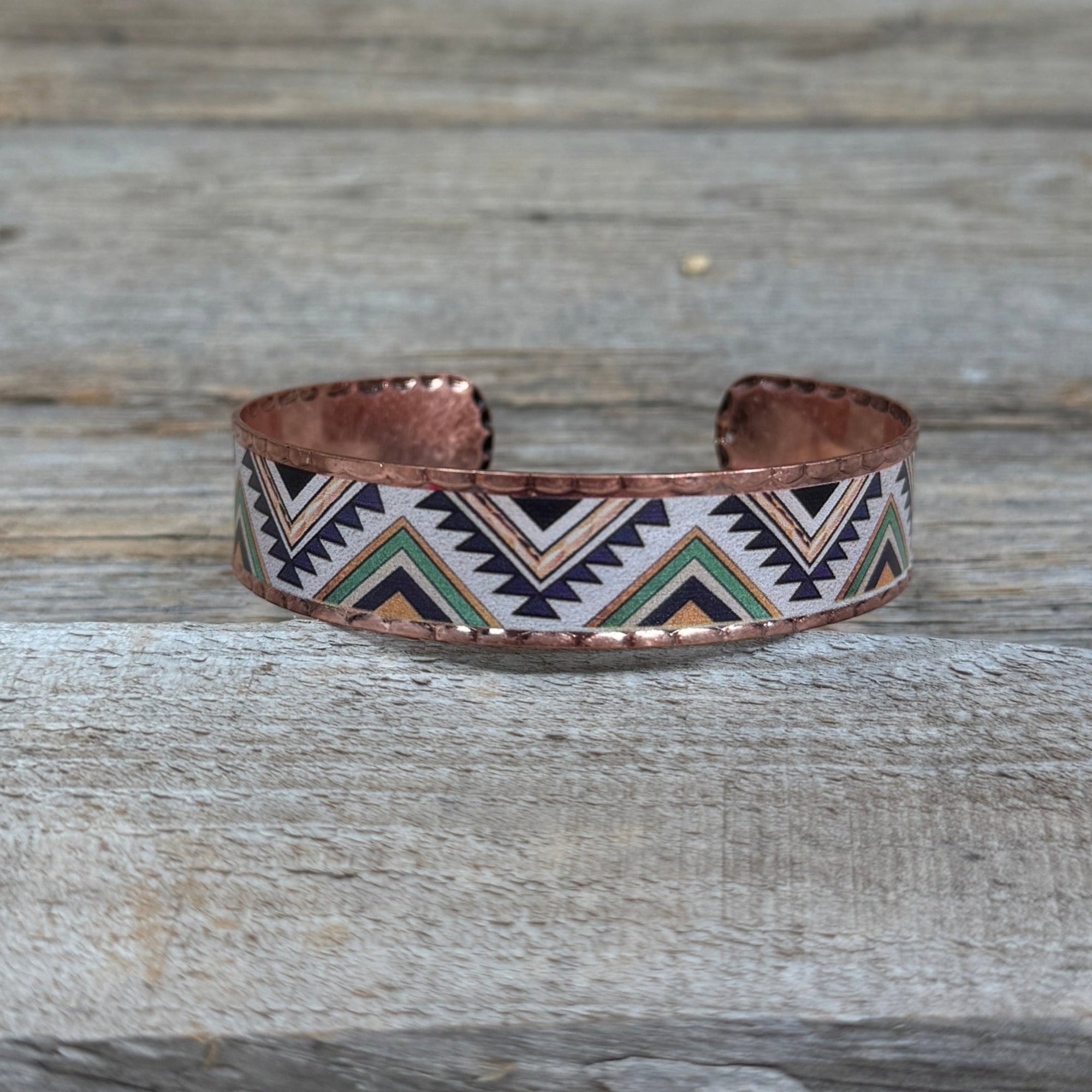 Western Copper Rustic Fashion Cuff Bracelet