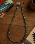 Fashion Navajo Pearl and Turquoise Necklace