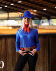 ROYAL SPARKLE PERFORMANCE RODEO SHIRT