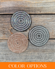 Circle Rhinestone Rosette