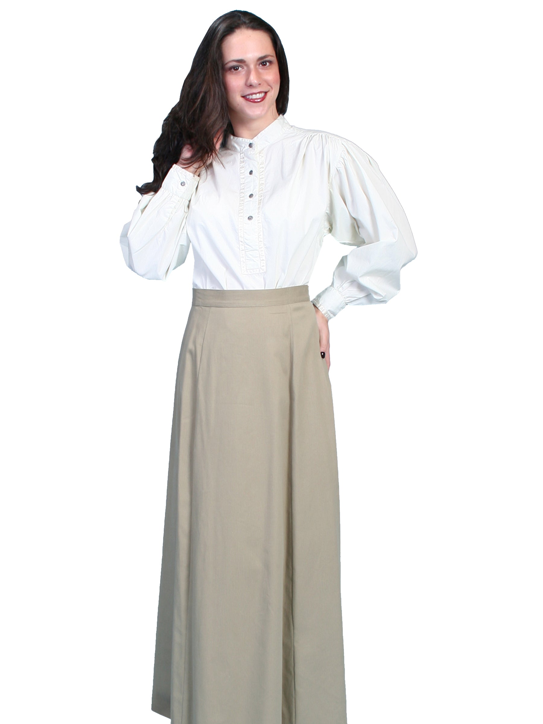 Brushed Twill Skirt