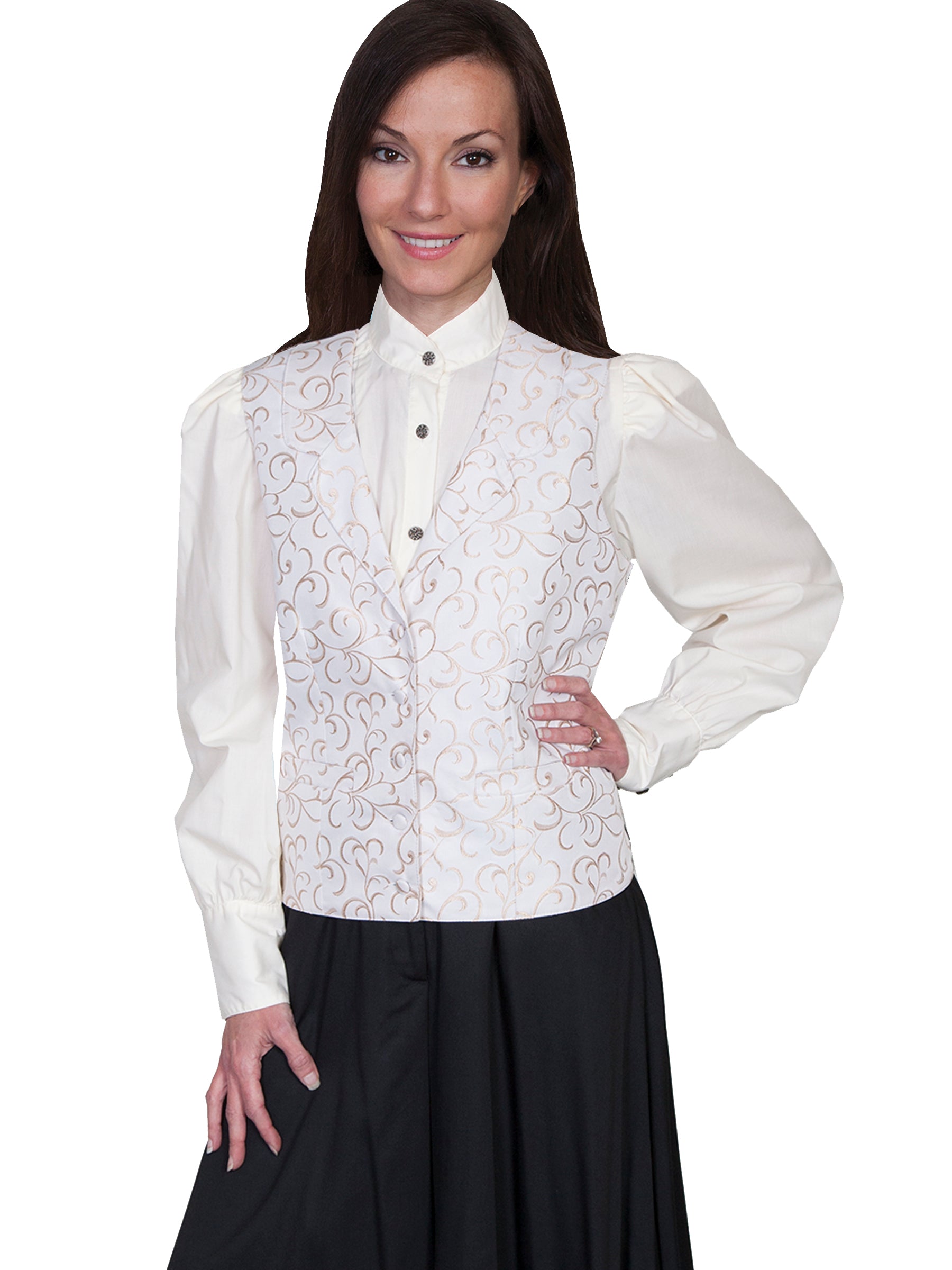 Ladies Scroll Vest