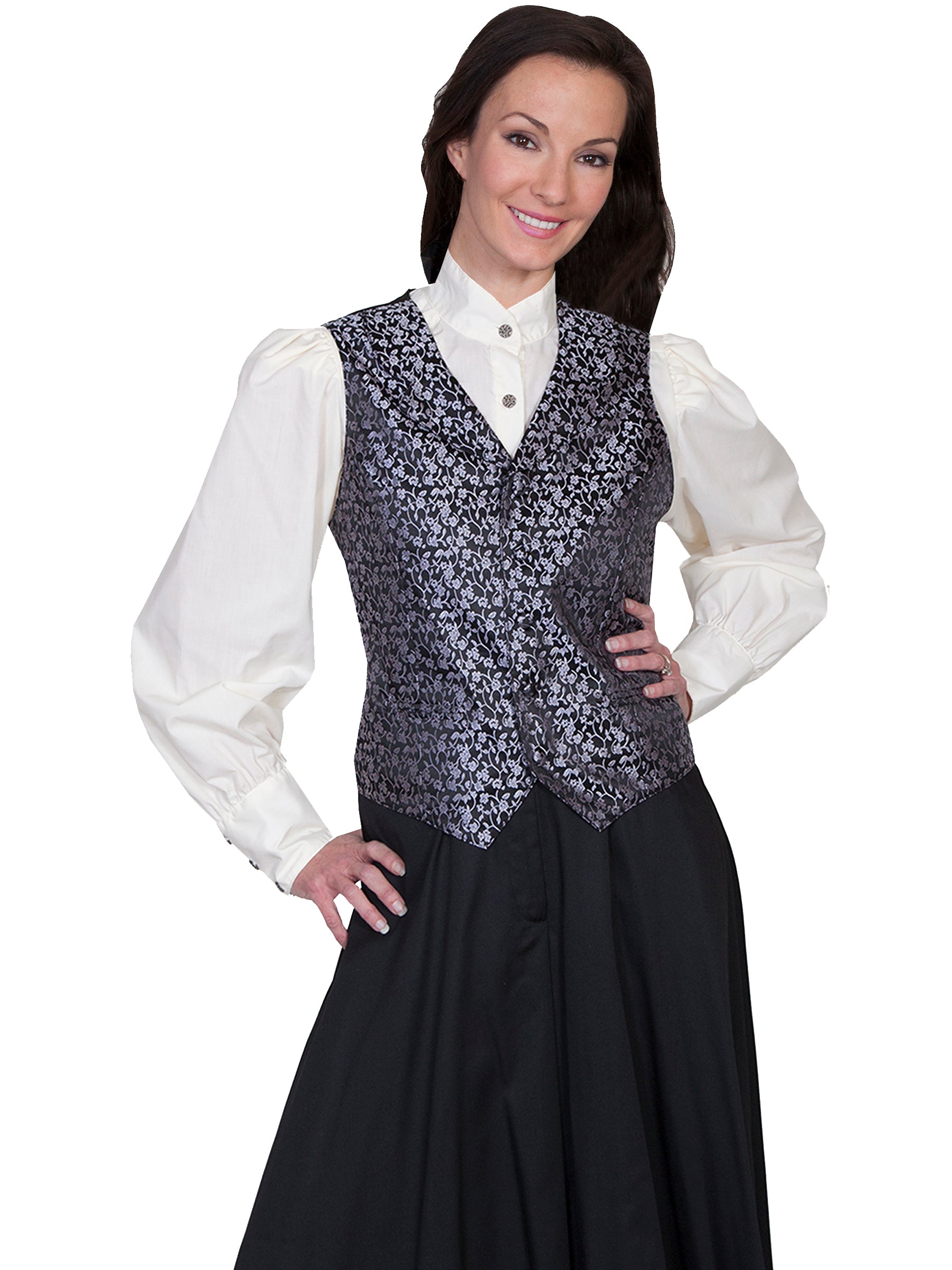 Floral Vine Vest