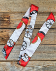 Red Western Skinny Mini Wild Rag Scarf / Cowgirl Necktie 