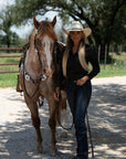 Classic Teal & White One Ear / Breastcollar Tack Set 