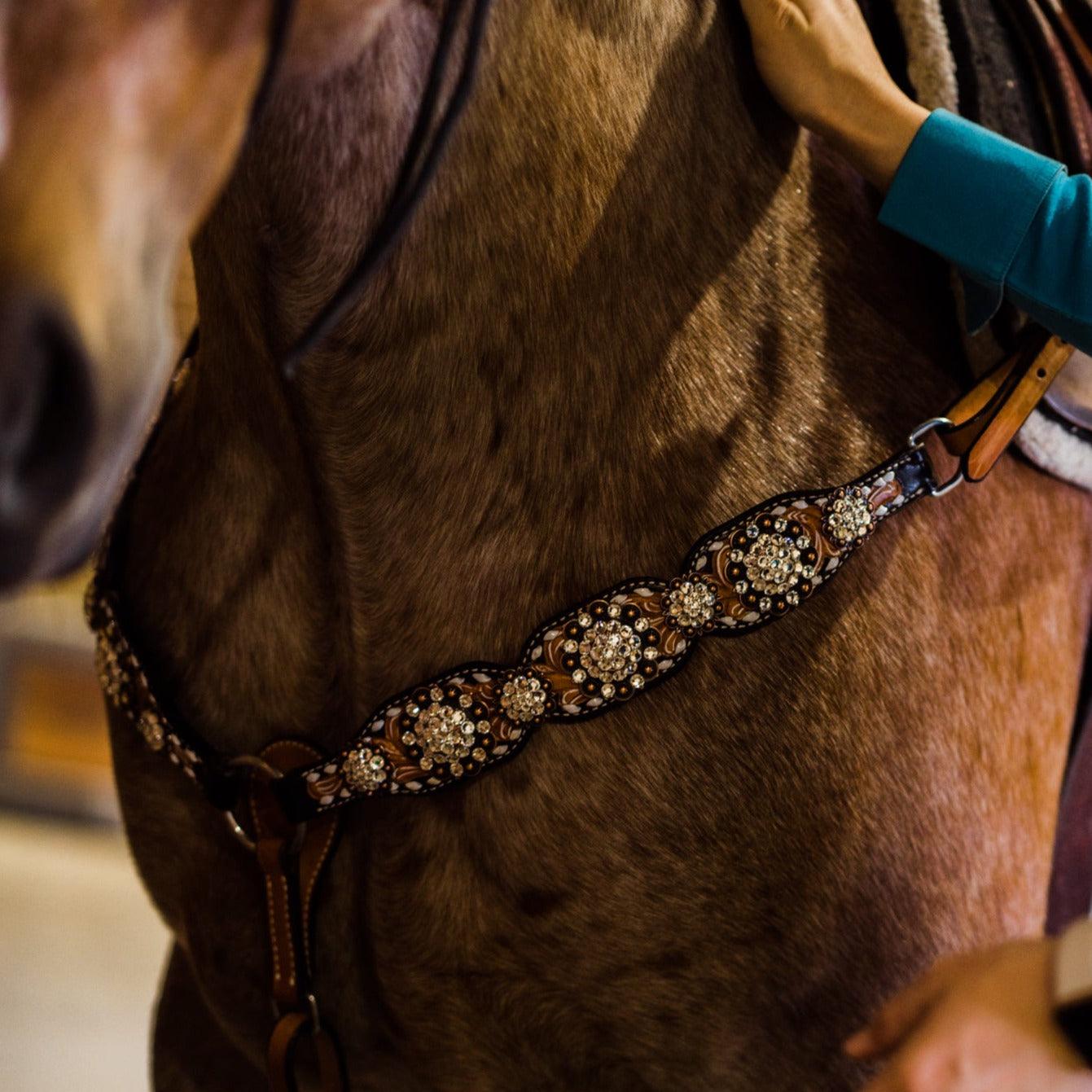 Classic Clear One Ear / Breastcollar Tack Set 