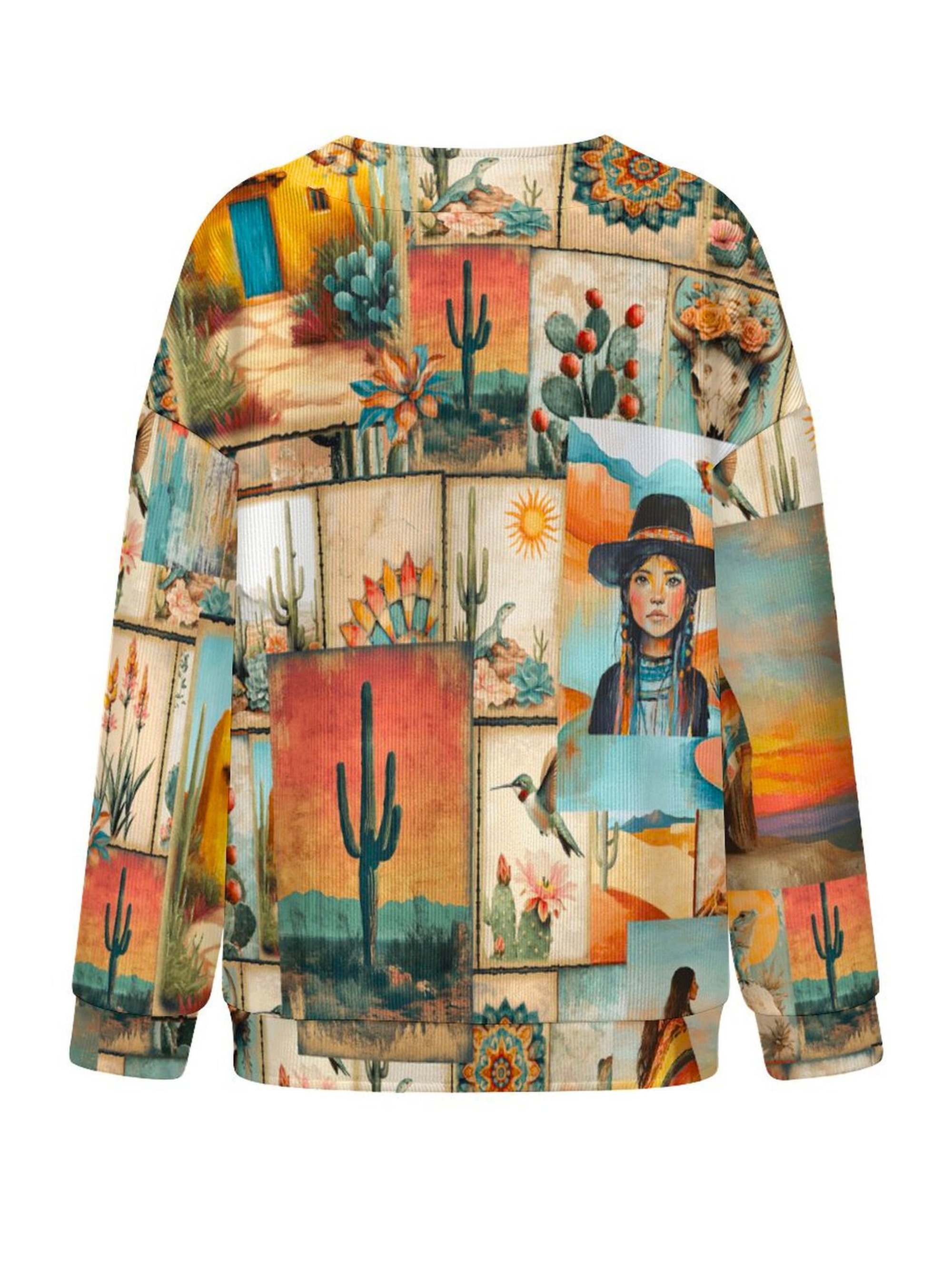 Baha Ranch Colores de Mexico Pictures of the Southwest Drop Shoulder Cardigan