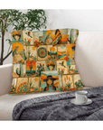 Colores de Mexico Pictures of the Southwest Pillow Case Made in USA