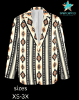 Baha Ranch Colores de Mexico Southwest Aztec Blazer