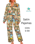 Baha Ranch Colores de Mexico Pictures of the Southwest Satin Pajamas