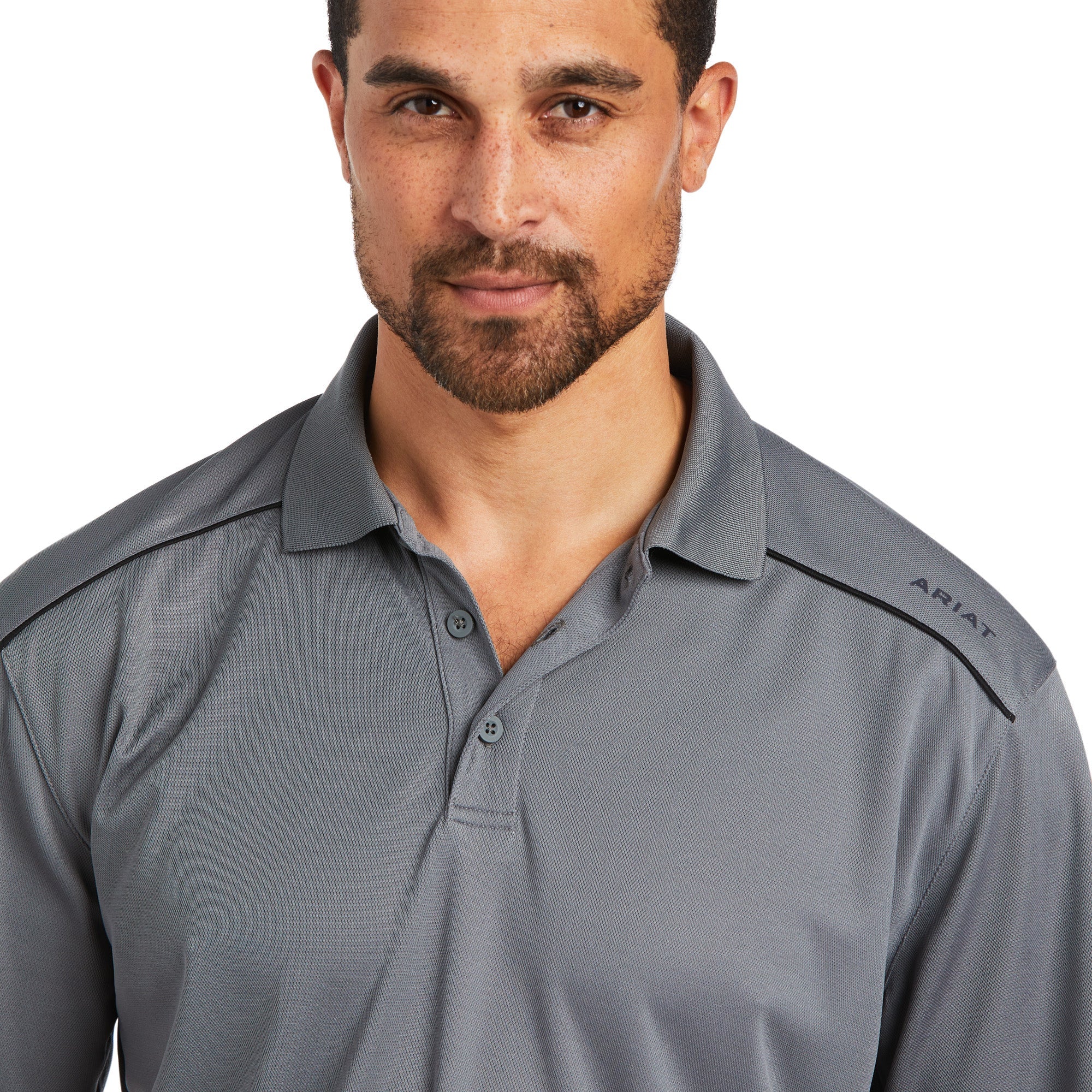 Mens TEK Polo- Carbon