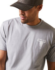 Ariat Mens Steer Skull Flag