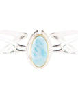 Shine Bright Larimar Cuff Bracelet