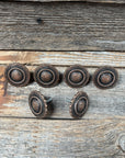 Copper Round Western Concho W101
