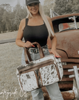 Saddlemen Carry All Cowhide Duffle Travel Bag by Countryside Co.