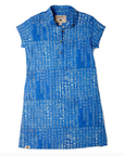 Placket Dress Heart Sutra with Sea Turtle by Mayumi Oda
