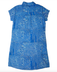 Placket Dress Heart Sutra with Sea Turtle by Mayumi Oda