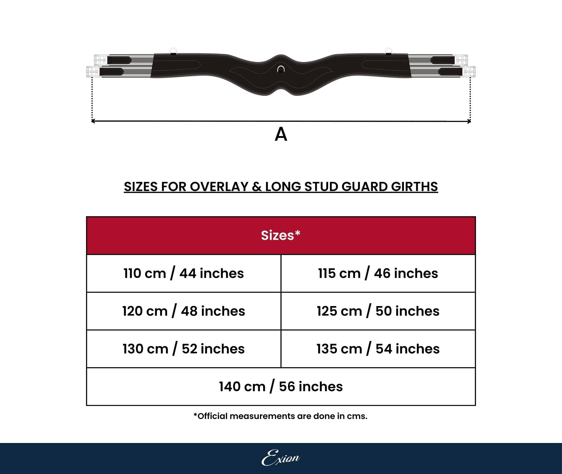 ExionPro Belly Guard Girth - Grey Elastic With White Lines