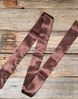 Brown Western Skinny Mini Wild Rag Scarf / Cowgirl Necktie 