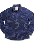Waimea Overshirt Blue Camo