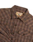 Waimea Overshirt Brown Charcoal Palaka