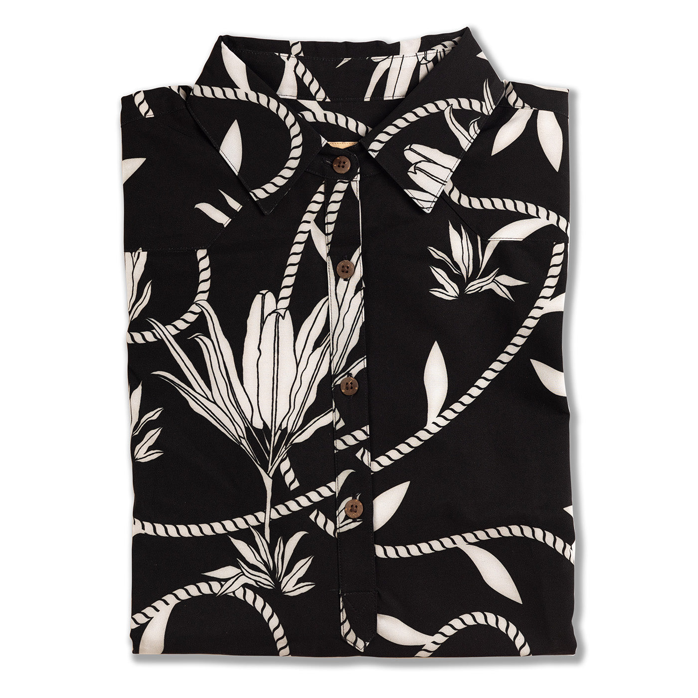 Floral Ti Leaf Pareu Dresses In Sustainable Polyester Elastane Blend For Comfort