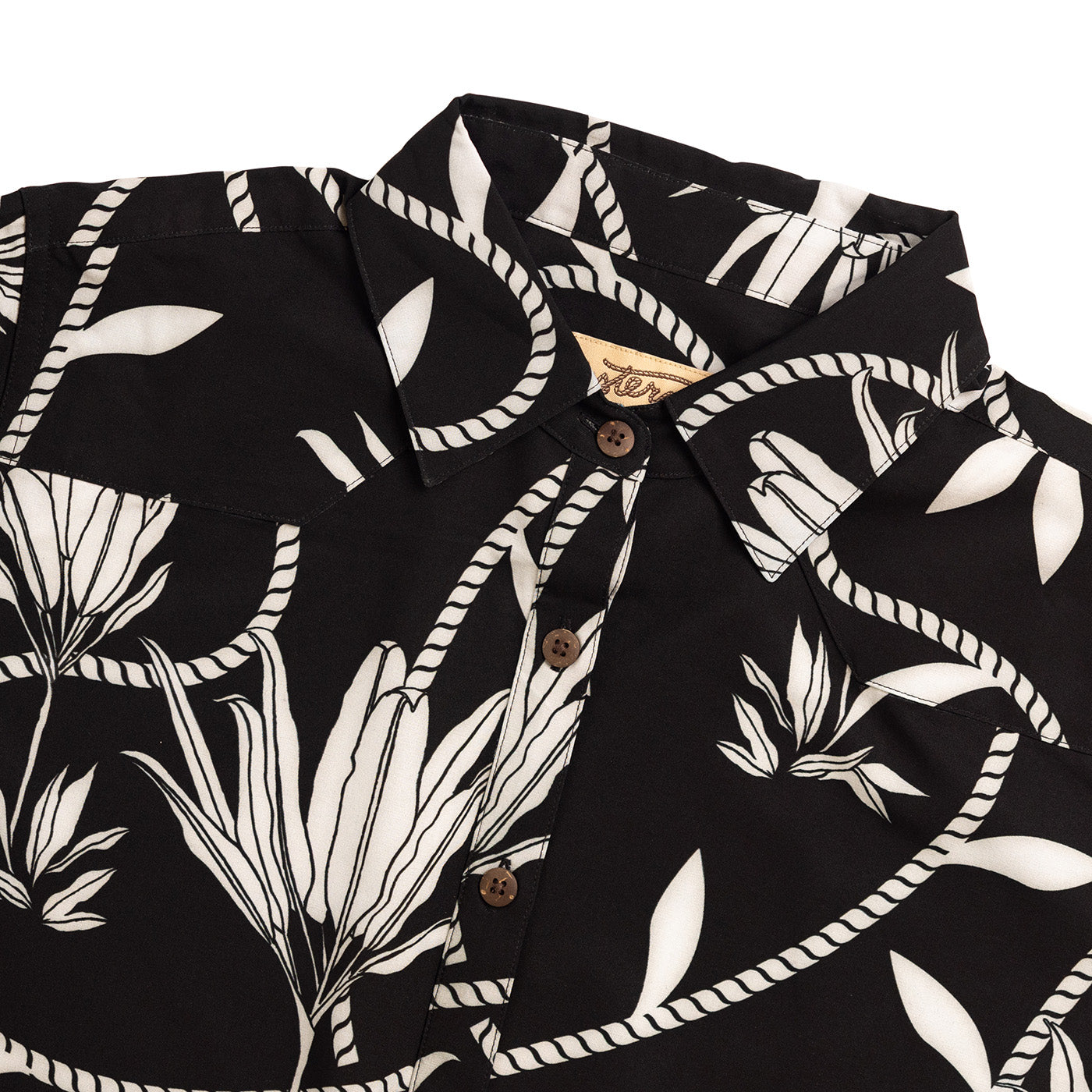 Floral Ti Leaf Pareu Dresses In Sustainable Polyester Elastane Blend For Comfort