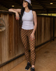 VITAL LEGGINGS | TOFFEE PLAID