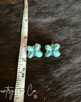 Turquoise Flower Stud Earring