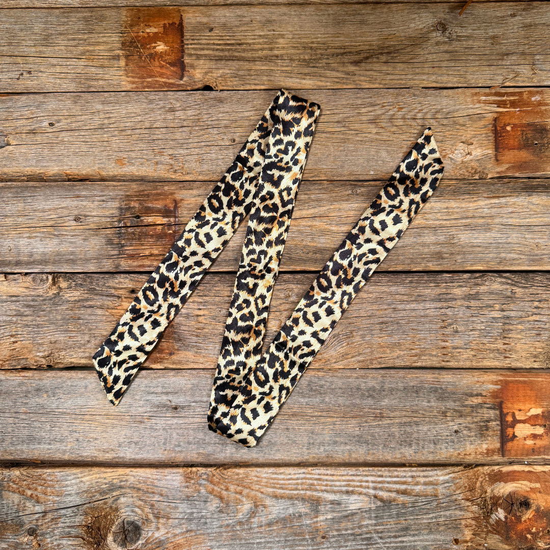 Tan Western Skinny Mini Wild Rag Scarf / Cowgirl Necktie 