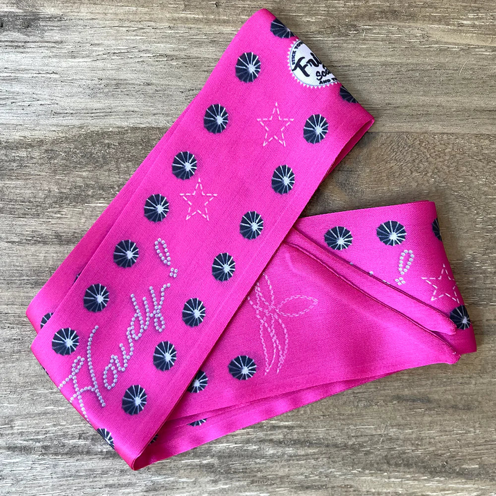 Twilly Howdy Scarf - Hot Pink