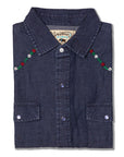 Embroidered Ohia Snap Shirt