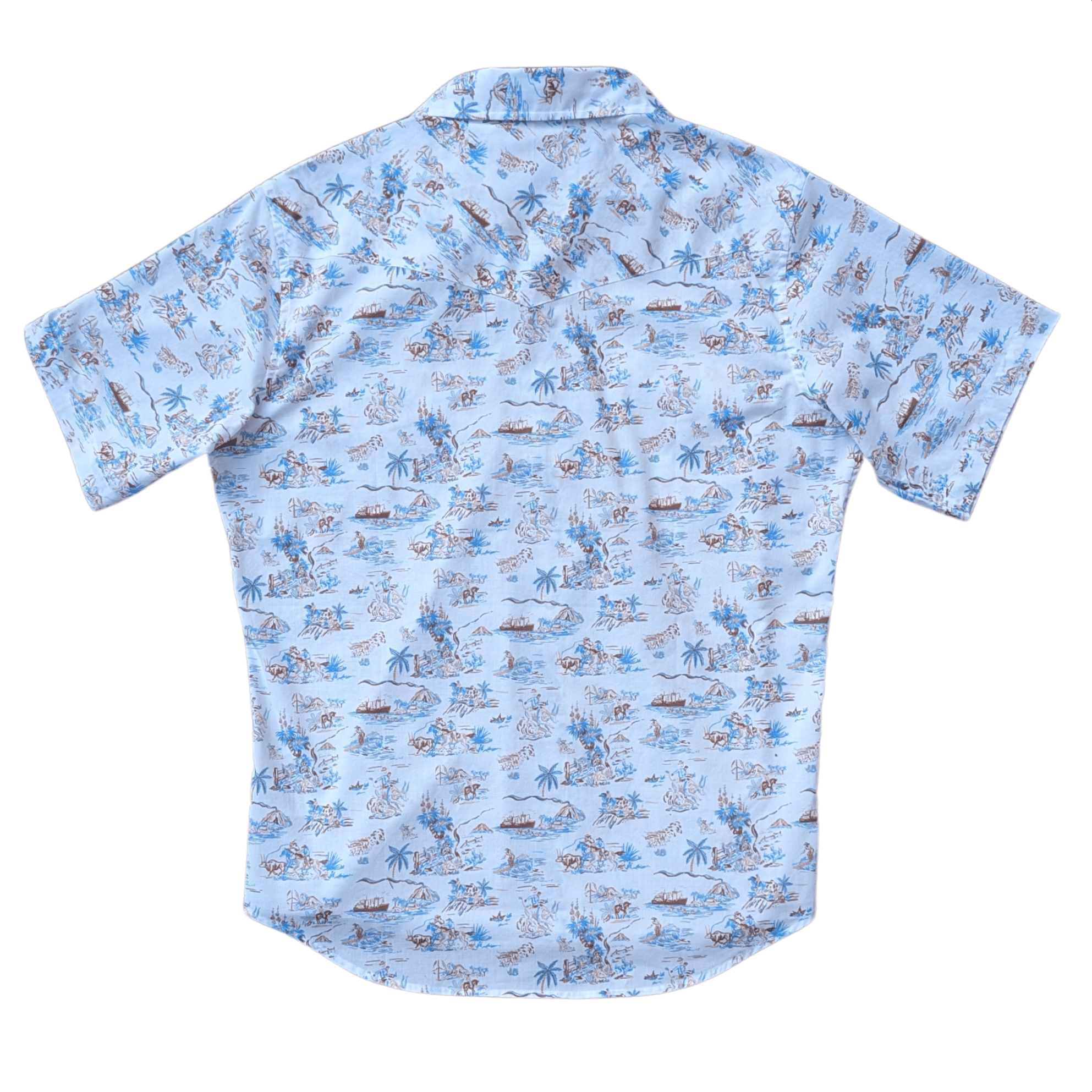 White Western Aloha Fusion Style Inspired Collection For Rodeo Themed Lifestyle Apparel