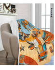 Western Ways Rustic Throw Blanket 60x80 Ultra-Soft Micro Fleece Made in America