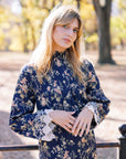 MASON'S DAUGHTER Samantha Dress, Heirloom Bouquet Viscose Twill