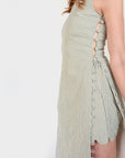 MASON'S DAUGHTER | Meredith Midi Tunic, Seersucker Olive & Ivory