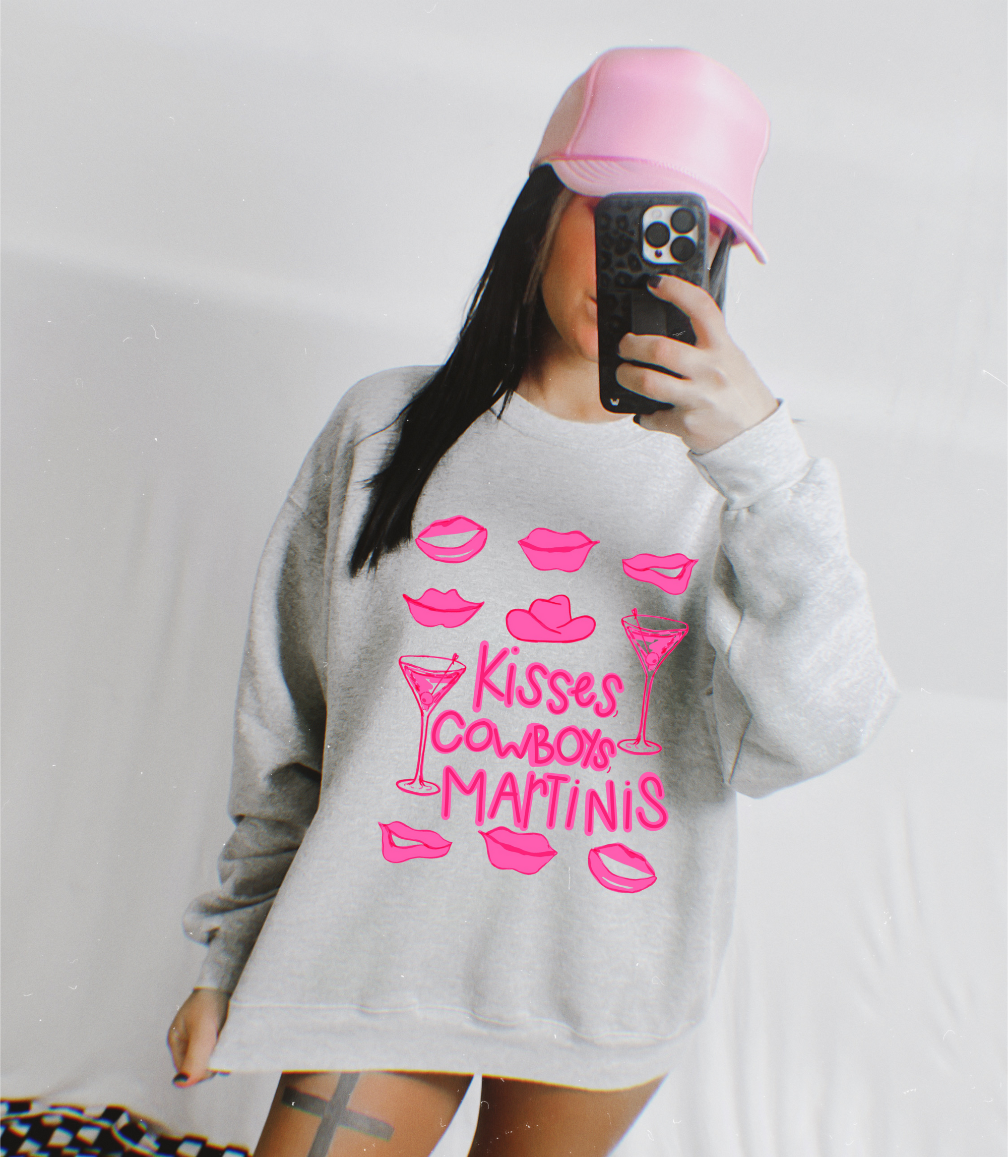 Kisses cowboys &amp; Martinis design
