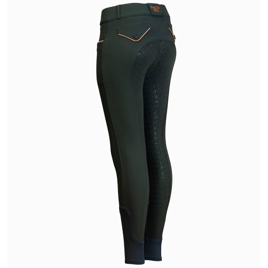Evolution Full Seat Breeches - Spruce &amp; Rose Gold