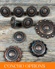 Copper Round Western Concho W101