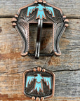 Copper Thunderbird Western Concho W116