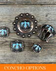 Copper Thunderbird Western Concho W116