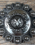 Antique Silver Star Western Concho W174
